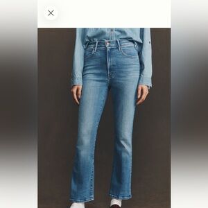 Classic High-Rise Blue Flare Jeans - Women